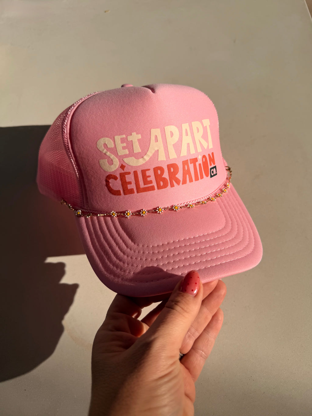 Set Apart Pink Trucker