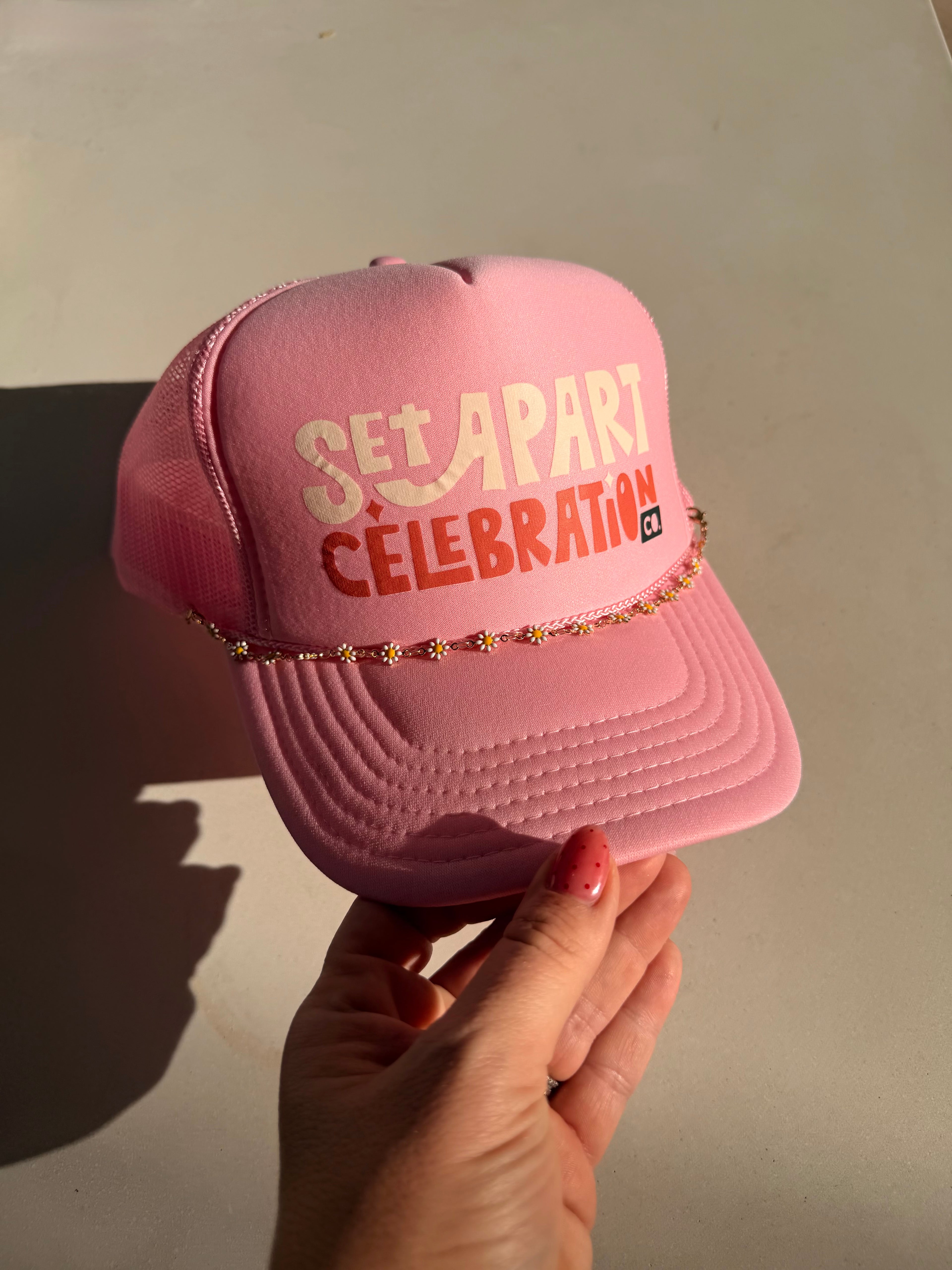 Set Apart Pink Trucker