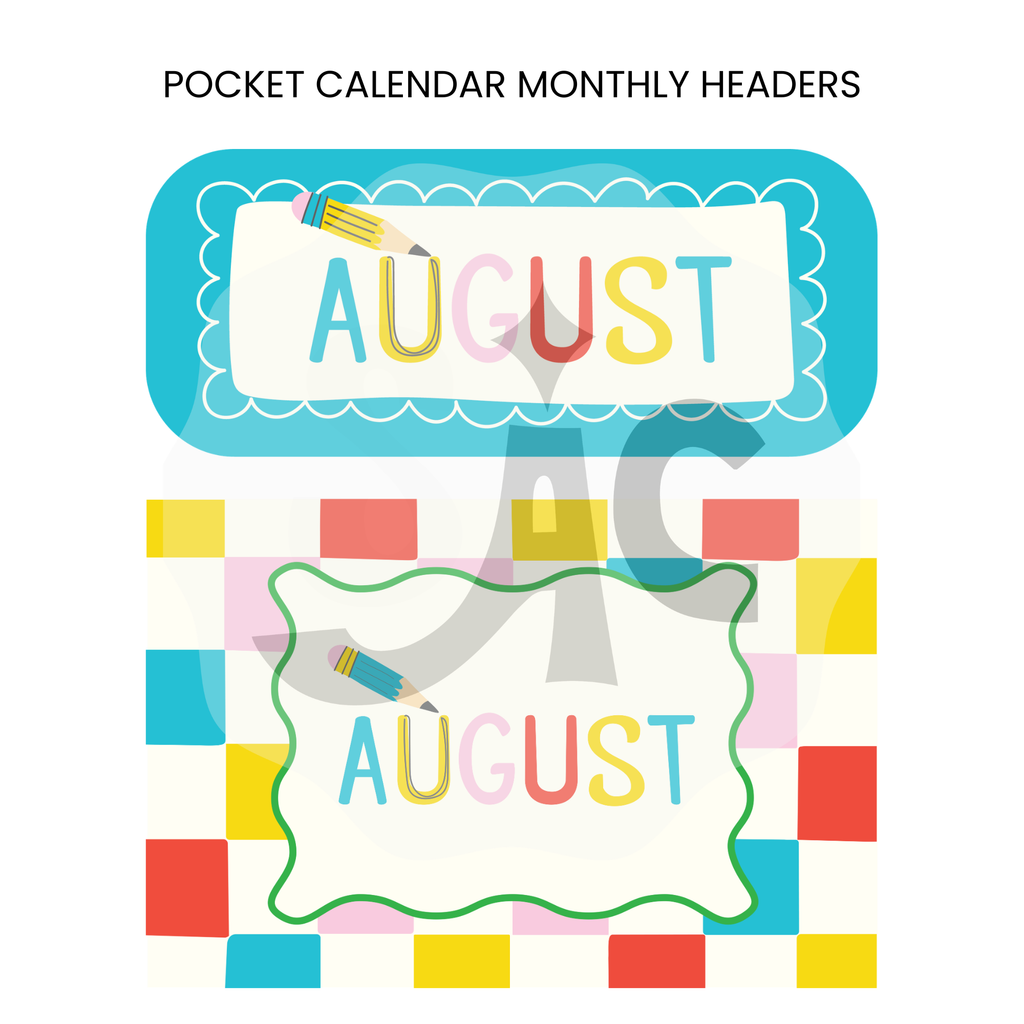 August Classroom Printables