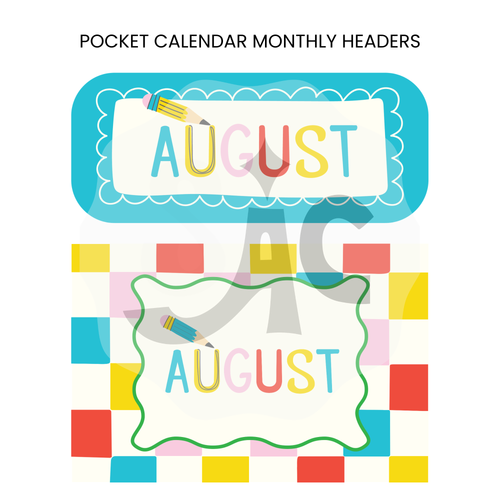 August Classroom Printables