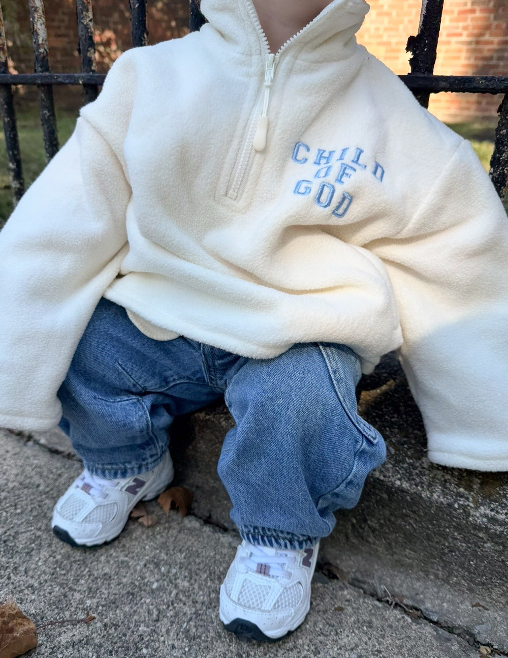 Child of God Fleece Kids Pullover by Elevated Faith