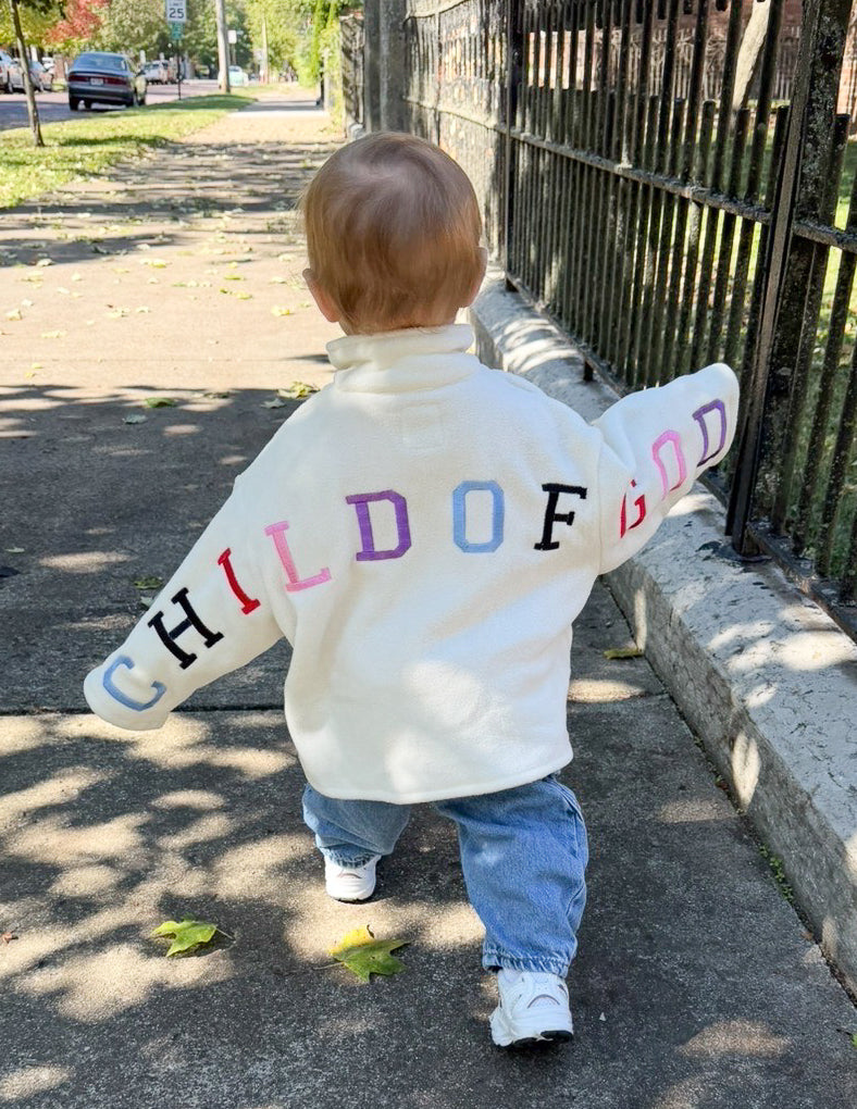Child of God Fleece Kids Pullover by Elevated Faith