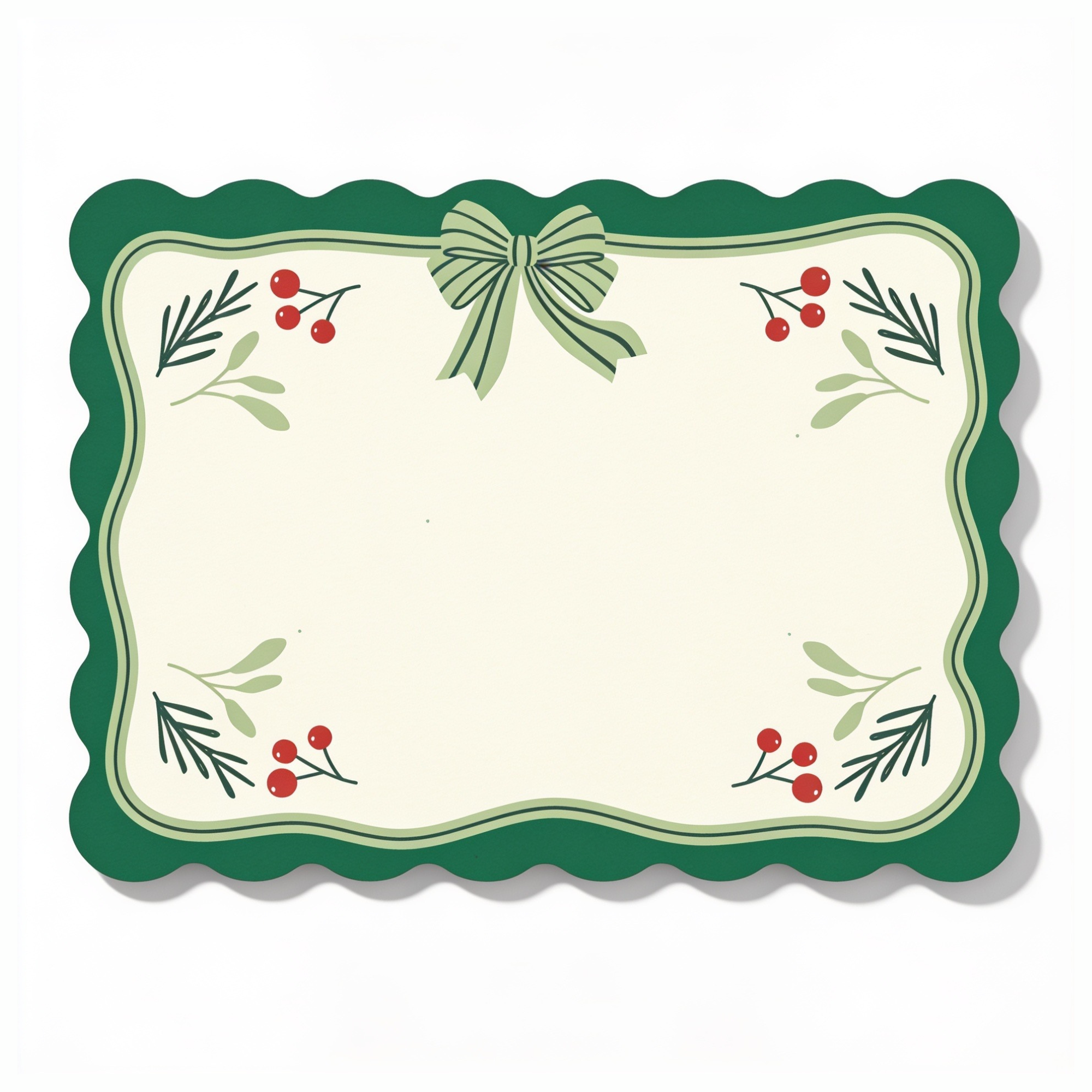 COMING SOON: Christmas Holly Placemat x 10