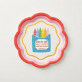 Crayon Box Dessert Plate x10