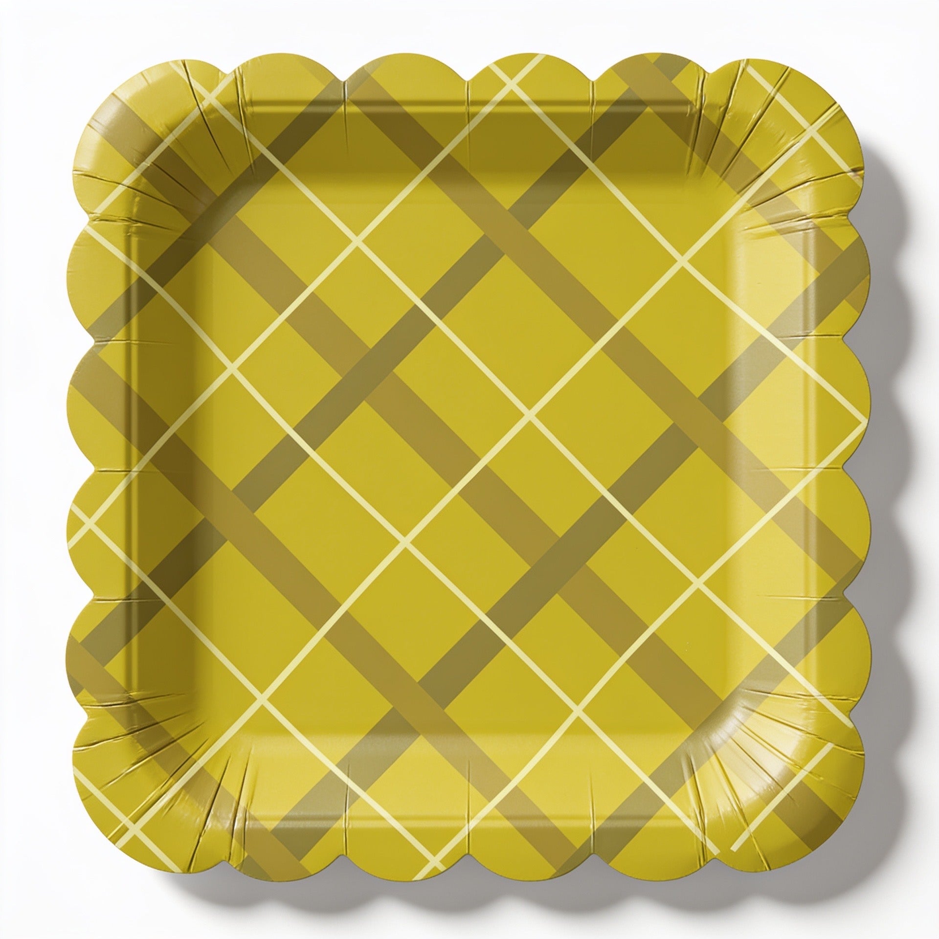 COMING SOON: Plaid Dinner Plate x10