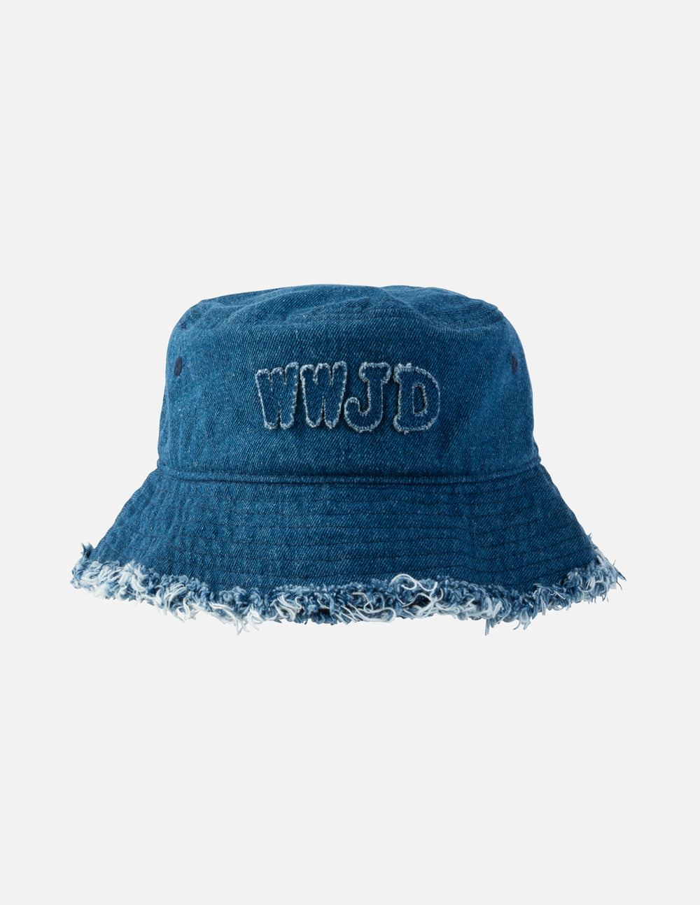 WWJD Denim Kids Bucket Hat by Elevated Faith