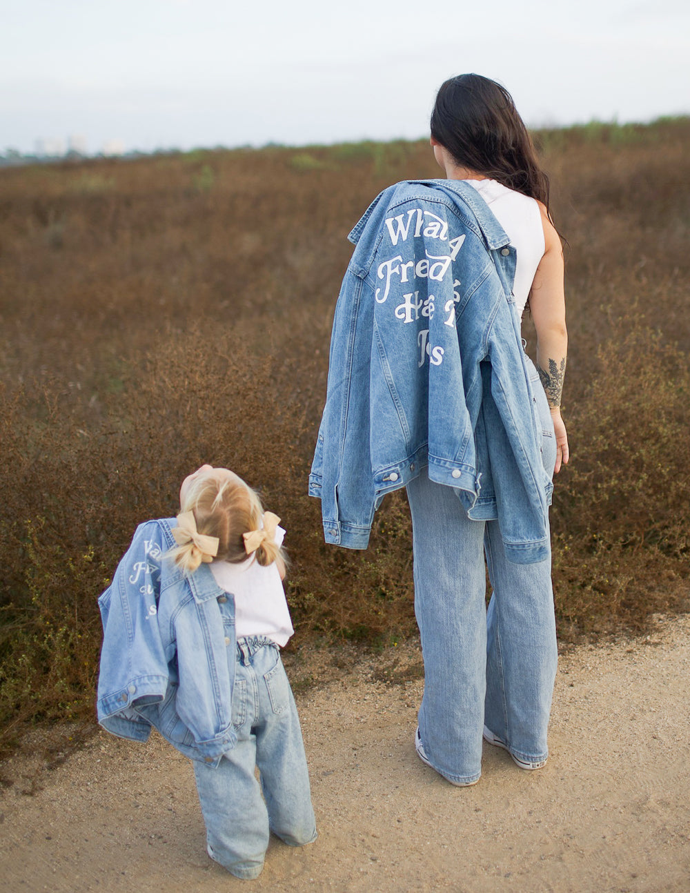 What a Friend in Jesus Kids Denim Jacket by Elevated Faith