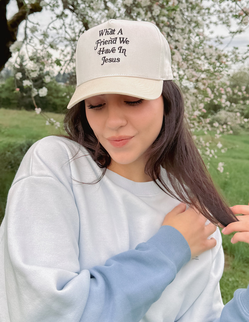 What a Friend in Jesus Trucker Hat by Elevated Faith
