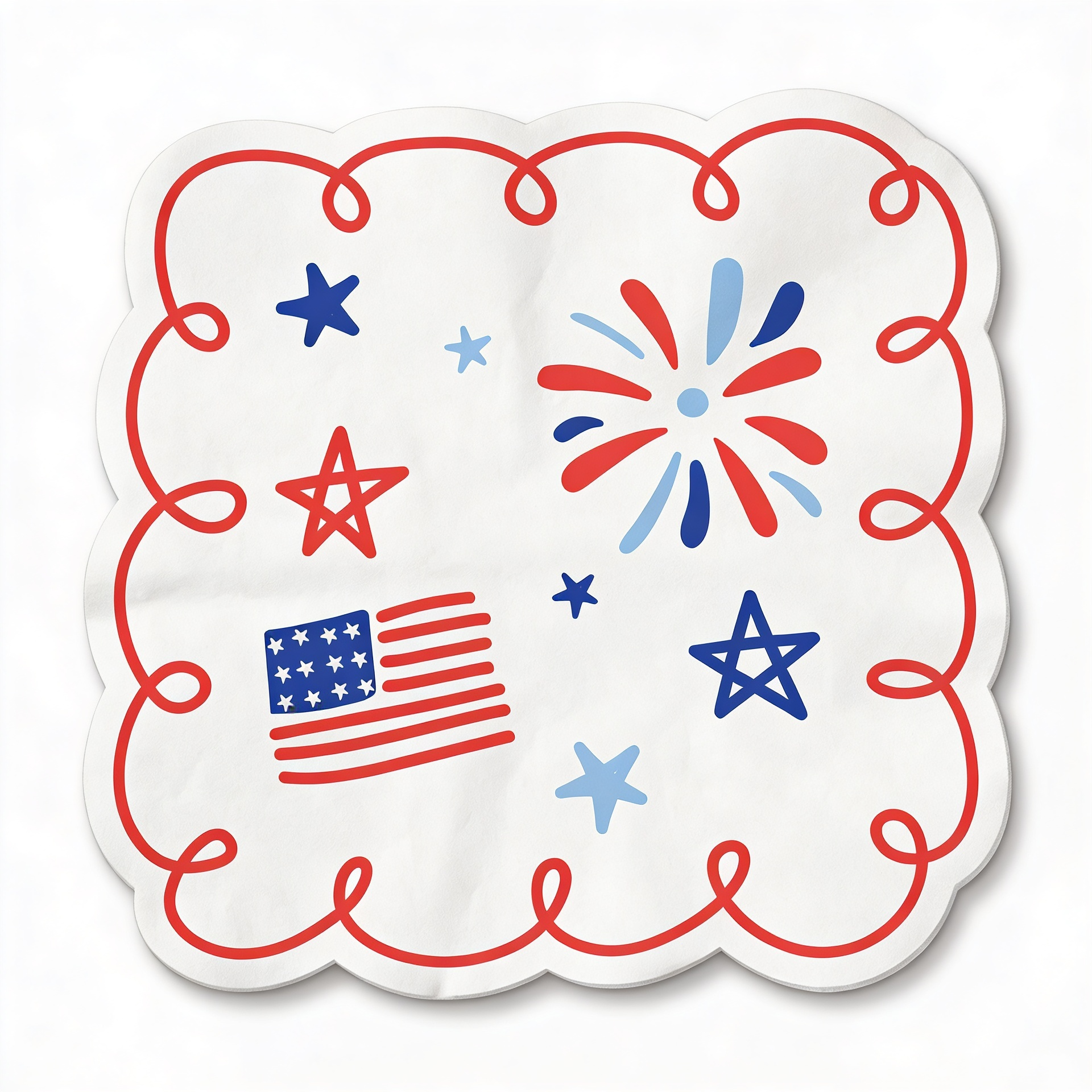 Americana Napkin x10