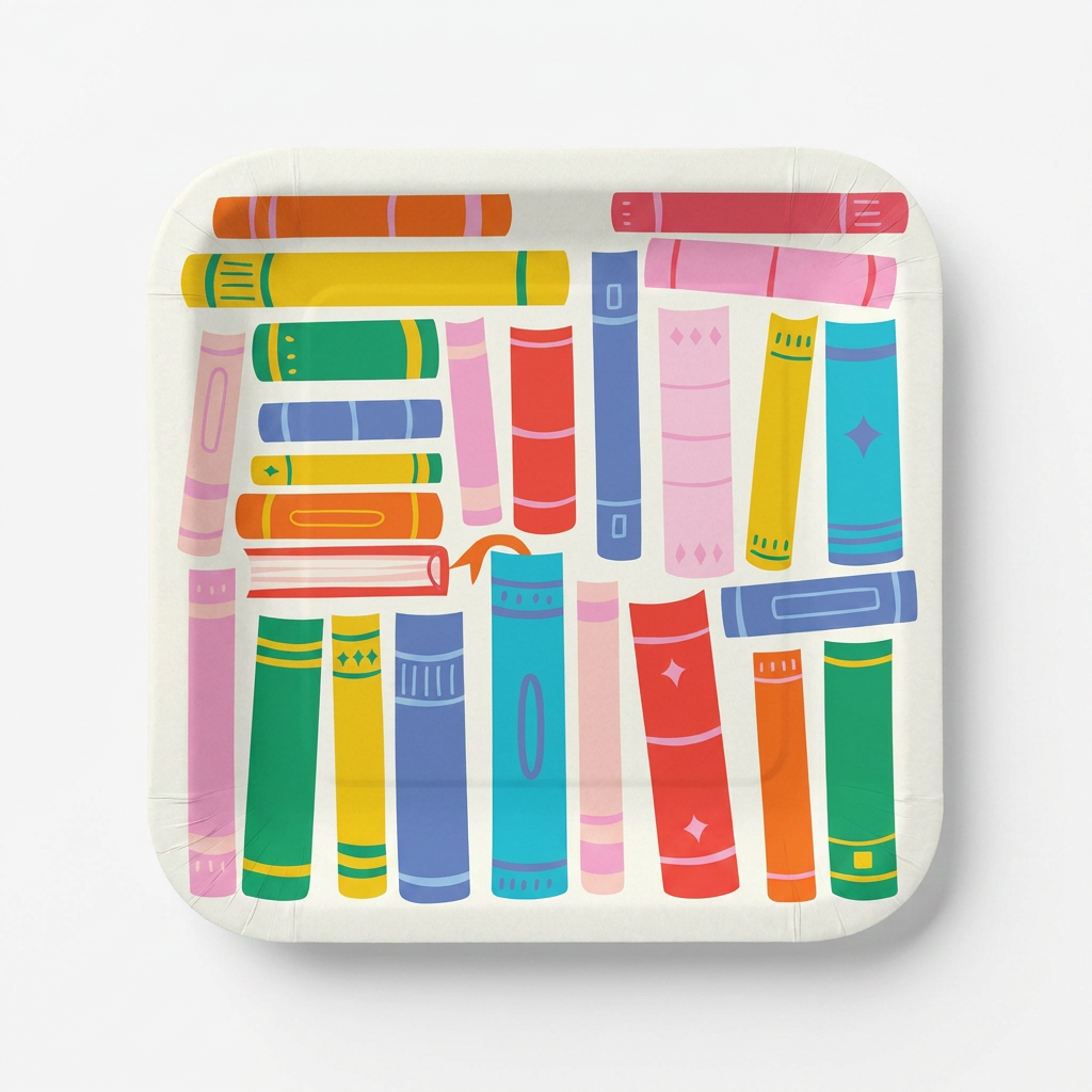 Bookworm Dinner Plate x10