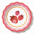 Strawberry LOVE Dessert Plate x10