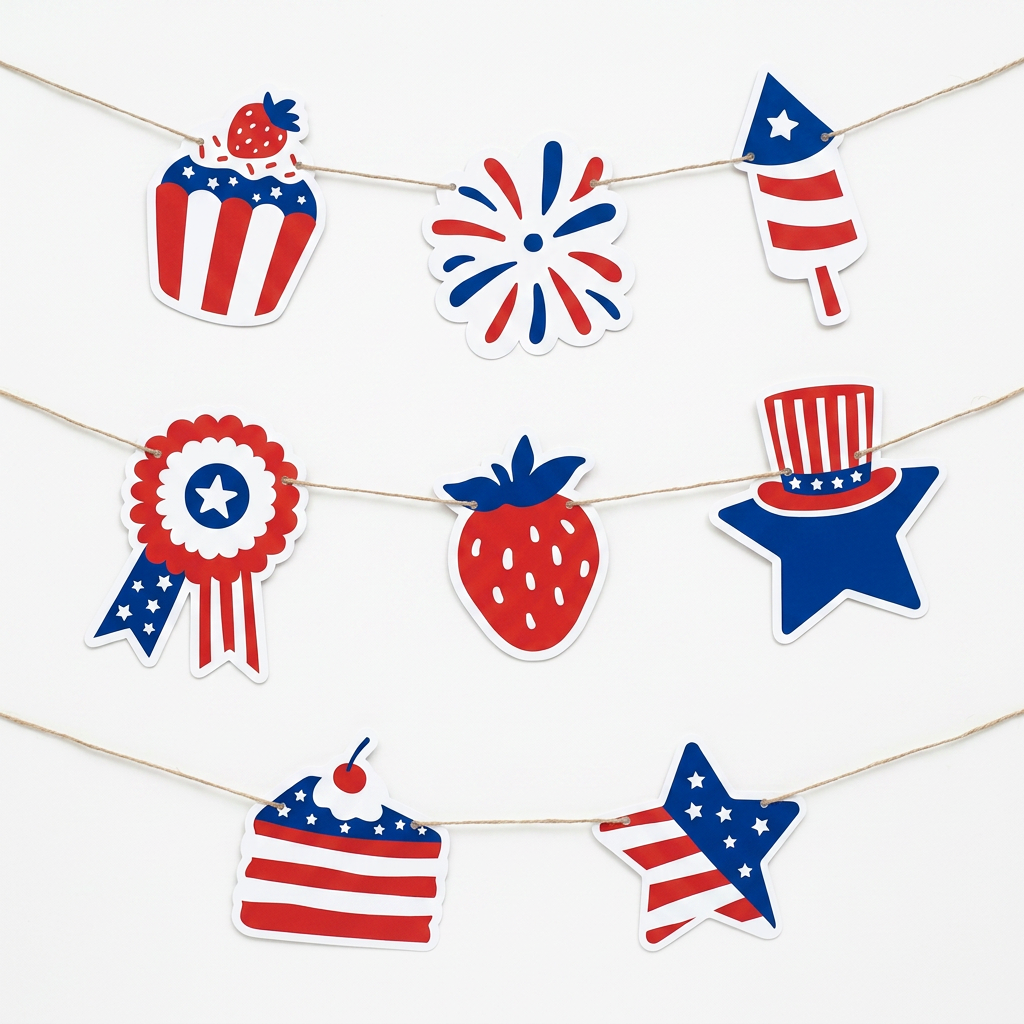 Americana Hanging Garland