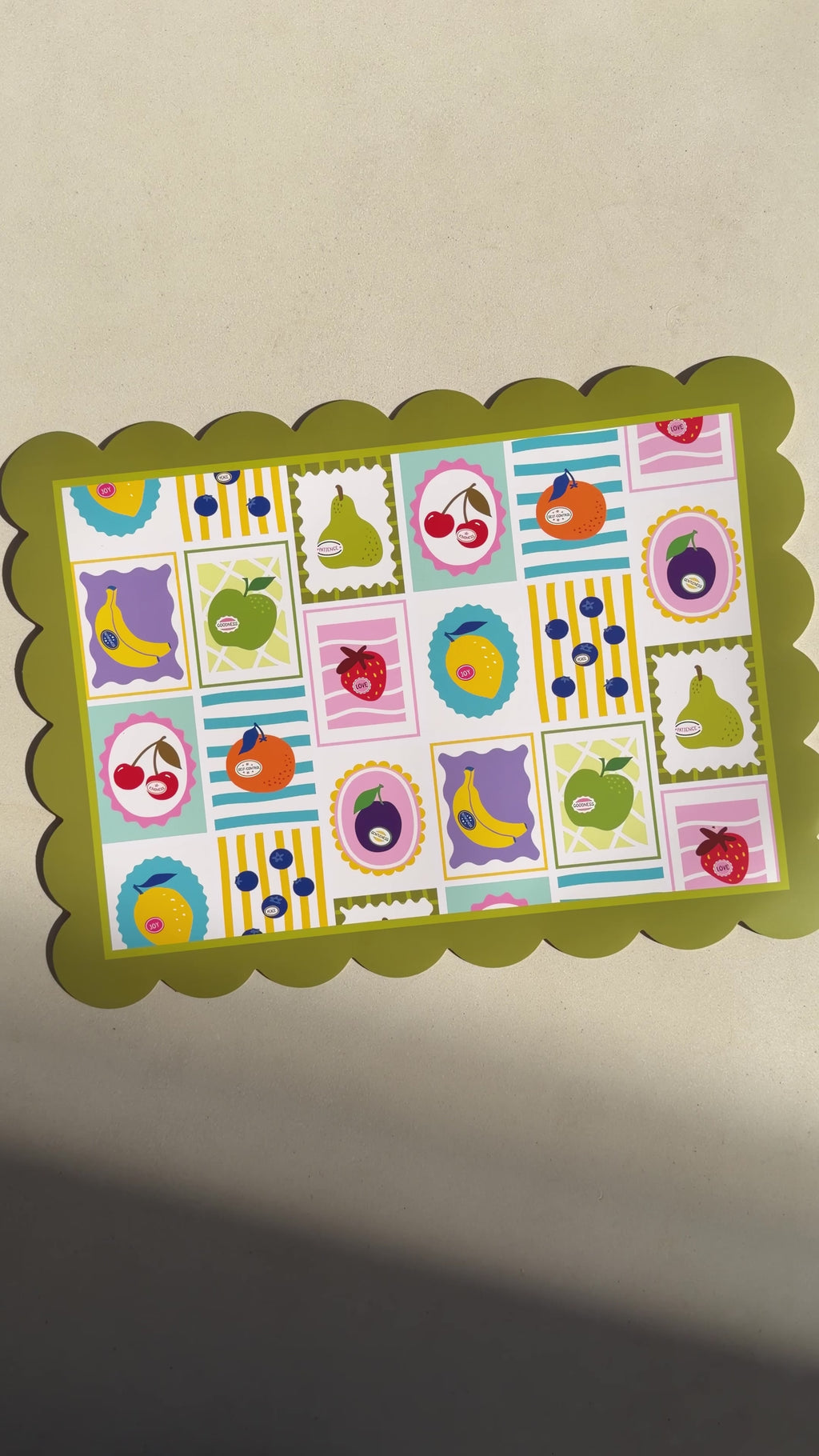 Fruit of the Spirit Placemat x10