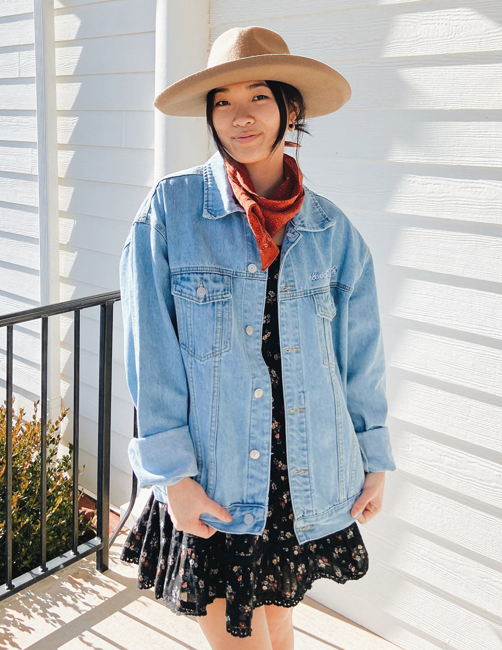 What a Friend In Jesus Denim Jacket by Elevated Faith